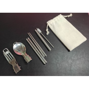 IE-0-1022	便攜摺疊餐具5-件套装